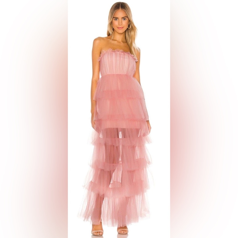 Lovers and Friends Bobbit Dress in Blush Pink
